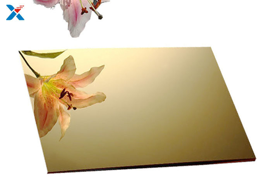 comprar placas plásticas do perspex da folha acrílica do ouro de 3mm para a decoração online manufacture