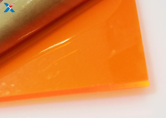 comprar A folha acrílica 4x8 do plexiglás alaranjado fluorescente coloriu a placa do perspex online manufacture