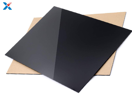 comprar O plexiglás 2mm coloriu a folha expulsa preta do perspex dos painéis acrílicos online manufacture