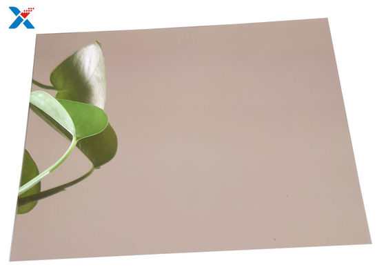 comprar corte de folha acrílico do espelho 8x4 para fazer sob medida grande Rose Gold Perspex Board online manufacture