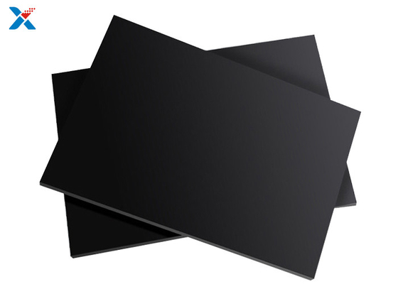 O resíduo metálico preto 1mm geou placa feita sob encomenda do plexiglás da folha acrílica a grande