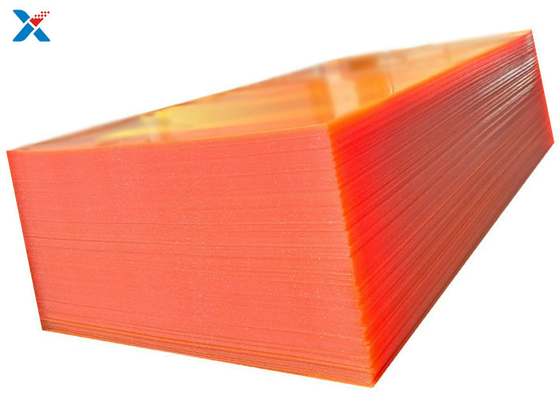 8x4 coloriu a laranja acrílica da folha moldou a grande placa telhando do Lucite