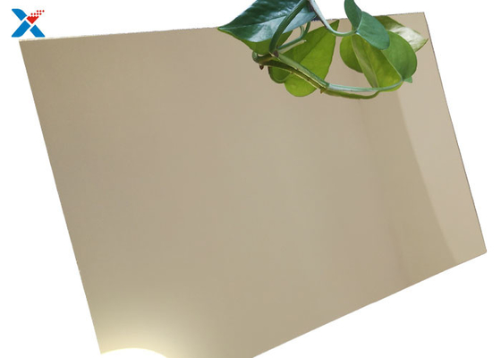 Painéis plásticos do espelho da folha acrílica decorativa revestida dura do plexiglás
